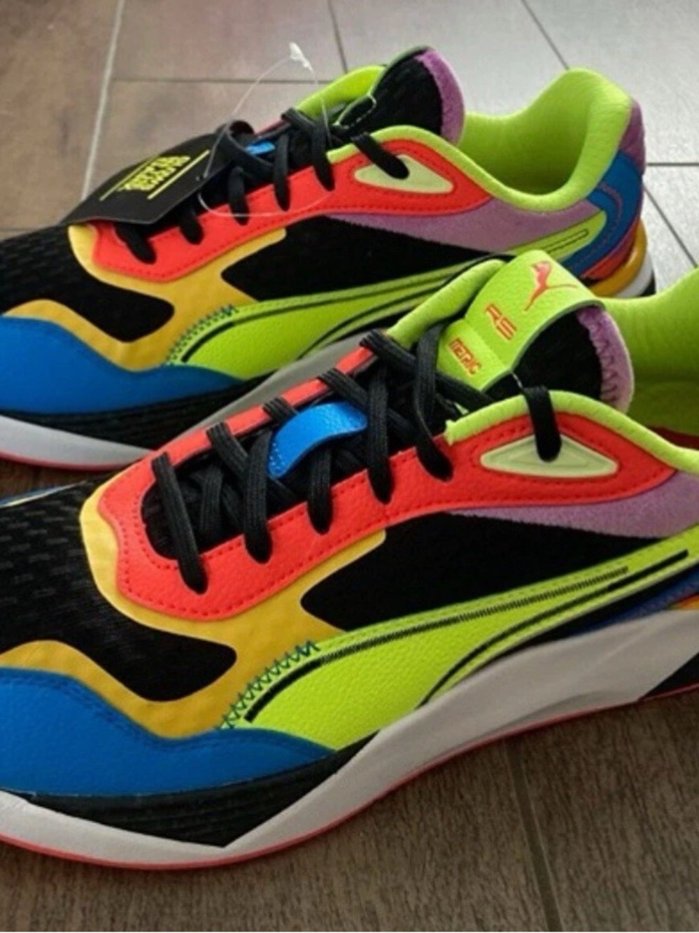 Puma RS-Metric Lava Running Shoe 388906-01 Glows in the Dark US Men's 10